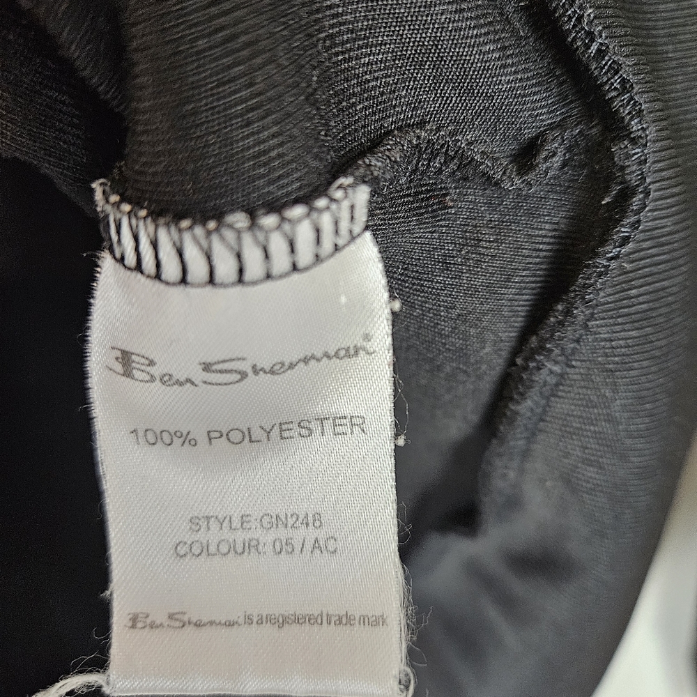 Ben Sherman Women's Medium Track Jacket Black Pink Gray A0116 - Picture 6 of 7